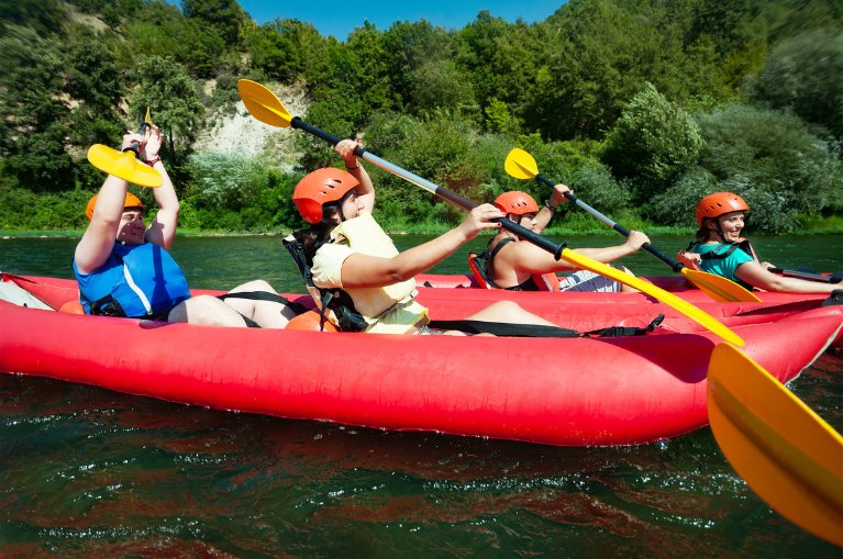 Descenso en canoa